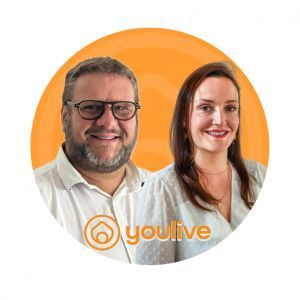 Avatar logo | Yann Bizot et Fabie Vinagre - Youlive Immobilier Finistère Nord | Brest France | 360 3D VR tours