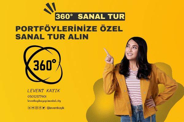 Tarif et coût Levent Kayık Sanal Tur (3+1 daire)